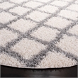 Safavieh Dallas Shag Ivory Shag Rug - Round 6'