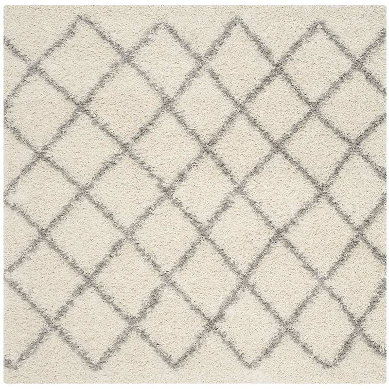 Safavieh Dallas Shag Ivory Shag Rug - Square 6'