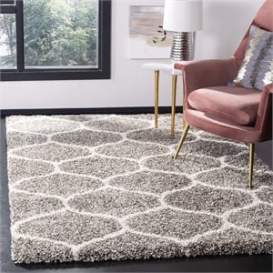 Safavieh Hudson Shag Grey Shag Rug - 4' x 6'