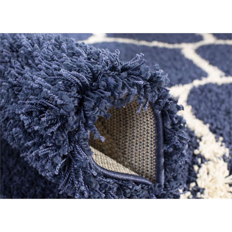 Safavieh Hudson Shag Navy Shag Rug - 4' x 6'