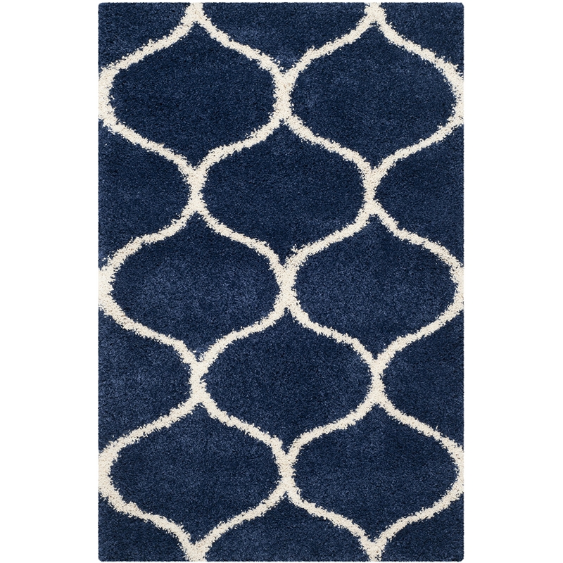 Safavieh Hudson Shag Navy Shag Rug - 5'1