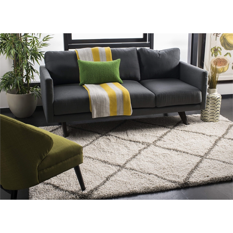 Safavieh Hudson Shag Ivory Shag Rug - 4' x 6'