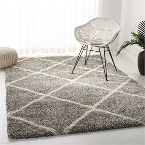 Safavieh Hudson Shag Grey Shag Rug - 4' x 6'