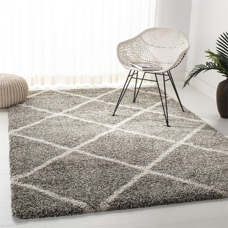 Safavieh Hudson Shag Grey Shag Rug - 5'1