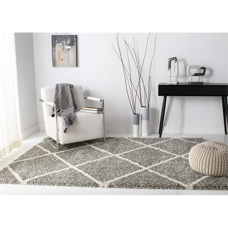 Safavieh Hudson Shag Grey Shag Rug - 8' x 10'