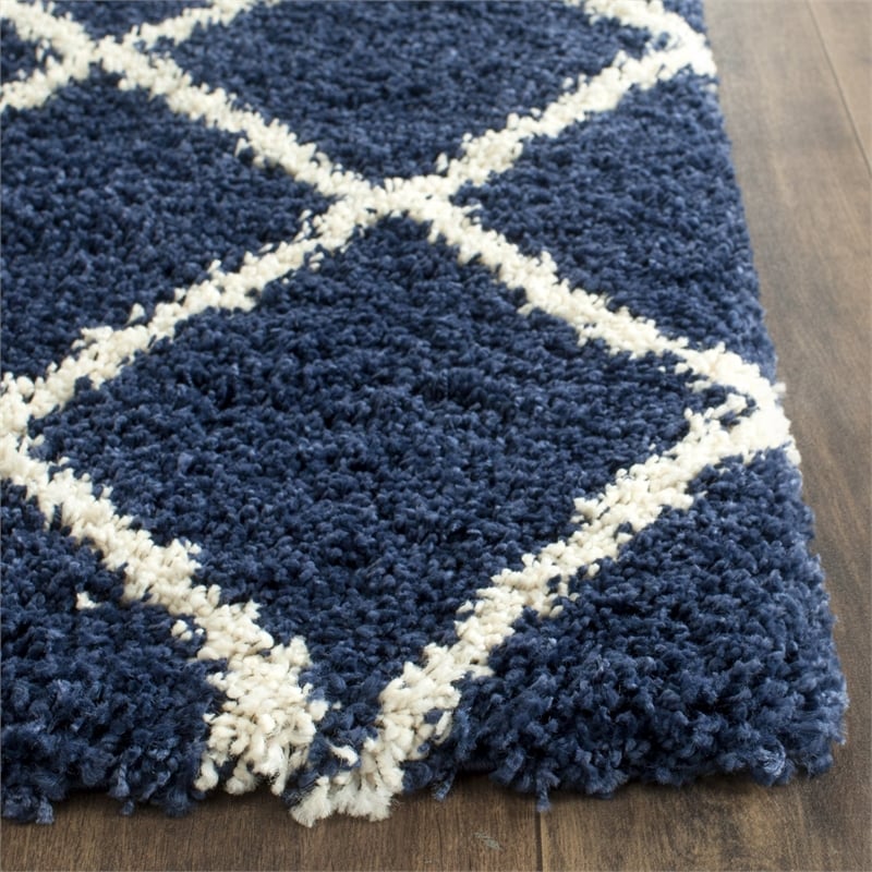 Safavieh Hudson Shag Navy Shag Rug - 4' x 6'
