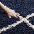 Safavieh Hudson Shag Navy Shag Rug - 5'1