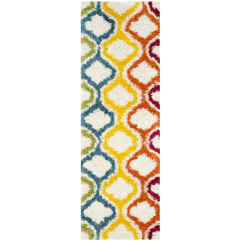 Safavieh Shag Ivory Shag Rug - Runner 2'3