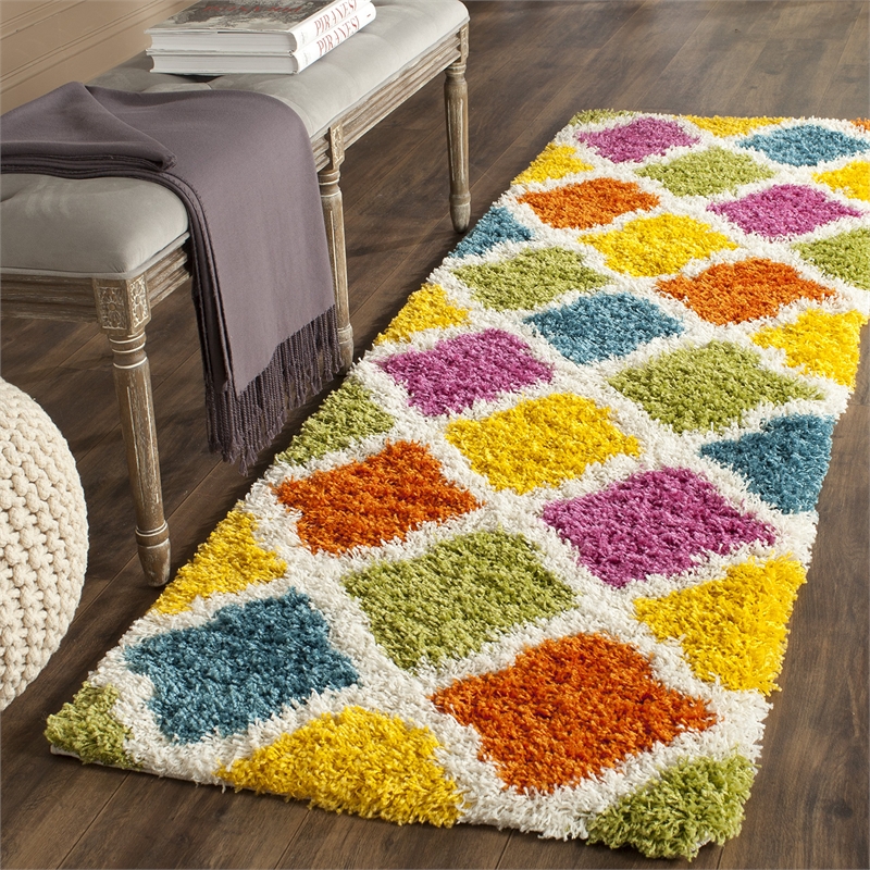 Safavieh Shag Ivory Shag Rug - Runner 2'3