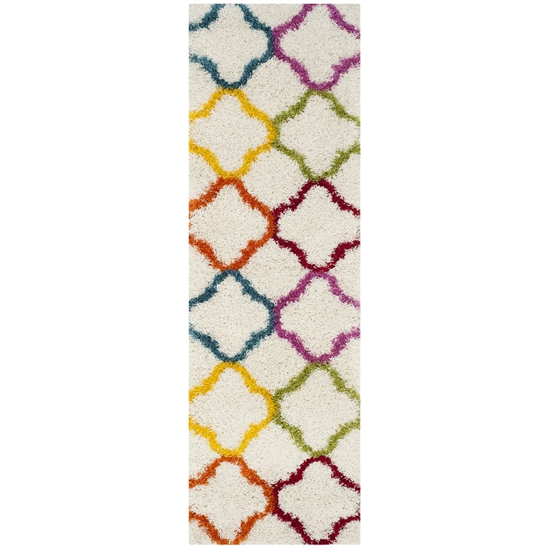 Safavieh Shag Ivory Shag Rug - Runner 2'3