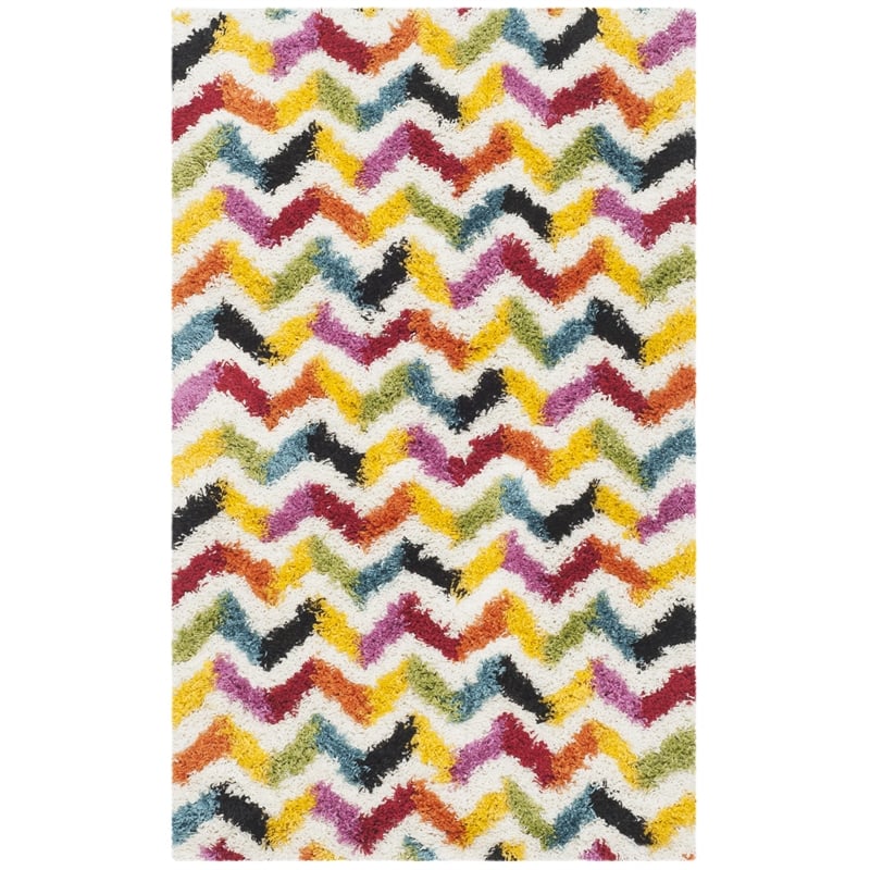Safavieh Shag Ivory Shag Rug - 3' x 5'