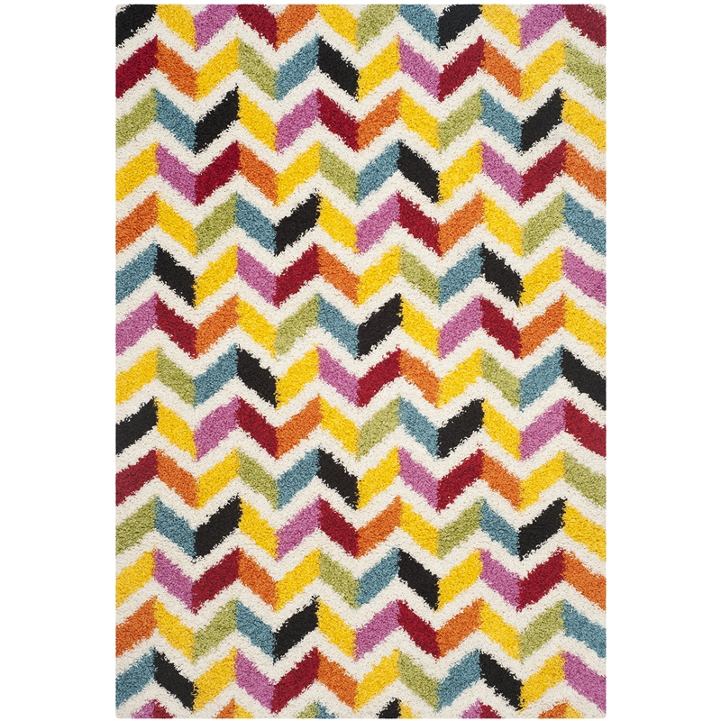 Safavieh Shag Ivory Shag Rug - 4' x 6'