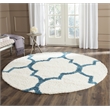 Safavieh Shag Ivory Shag Rug - Round 6'7