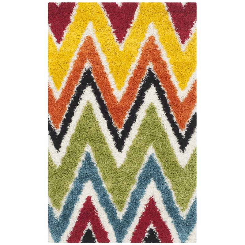 Safavieh Shag Ivory Shag Rug - 4' x 6'