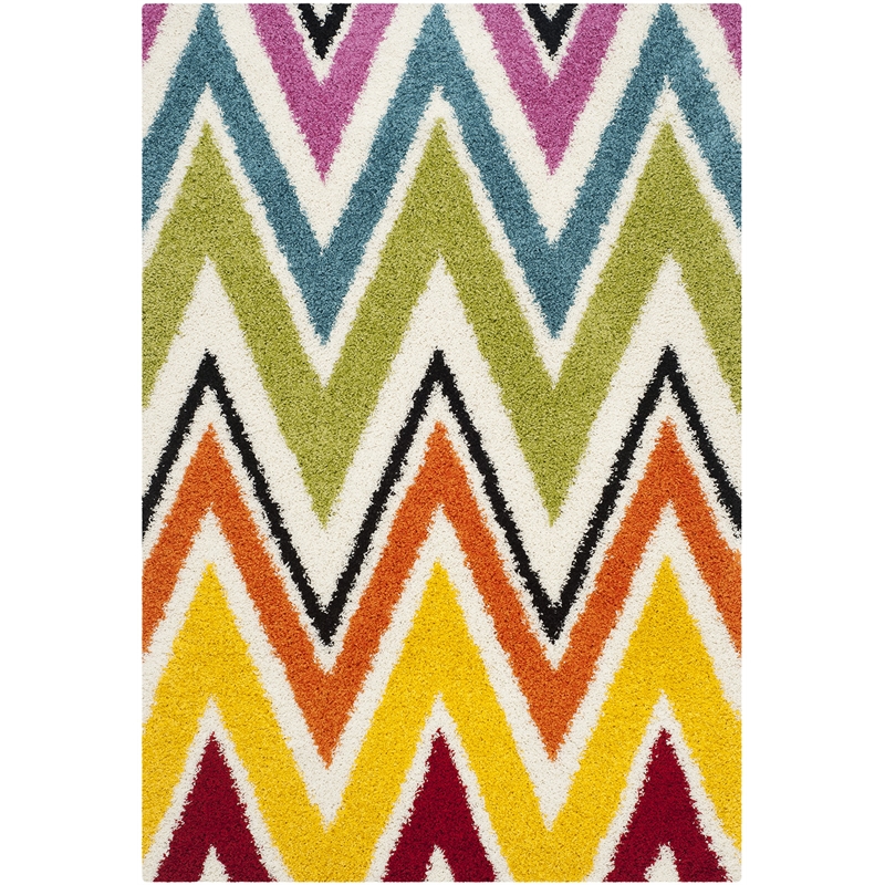 Safavieh Shag Ivory Shag Rug - 5'3