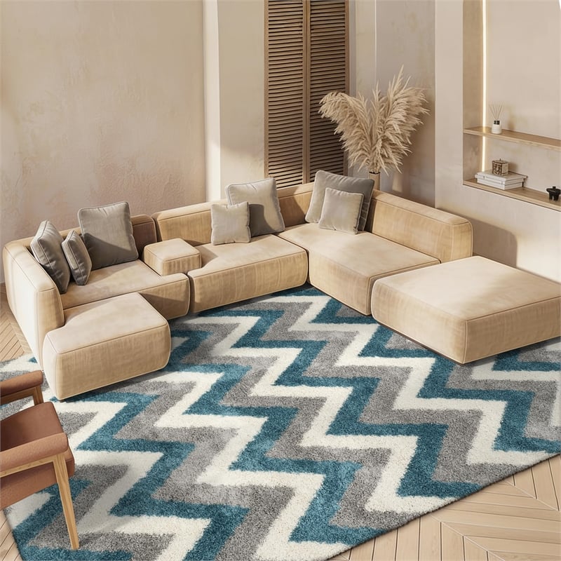 Safavieh Shag Ivory Shag Rug - 8' x 10'