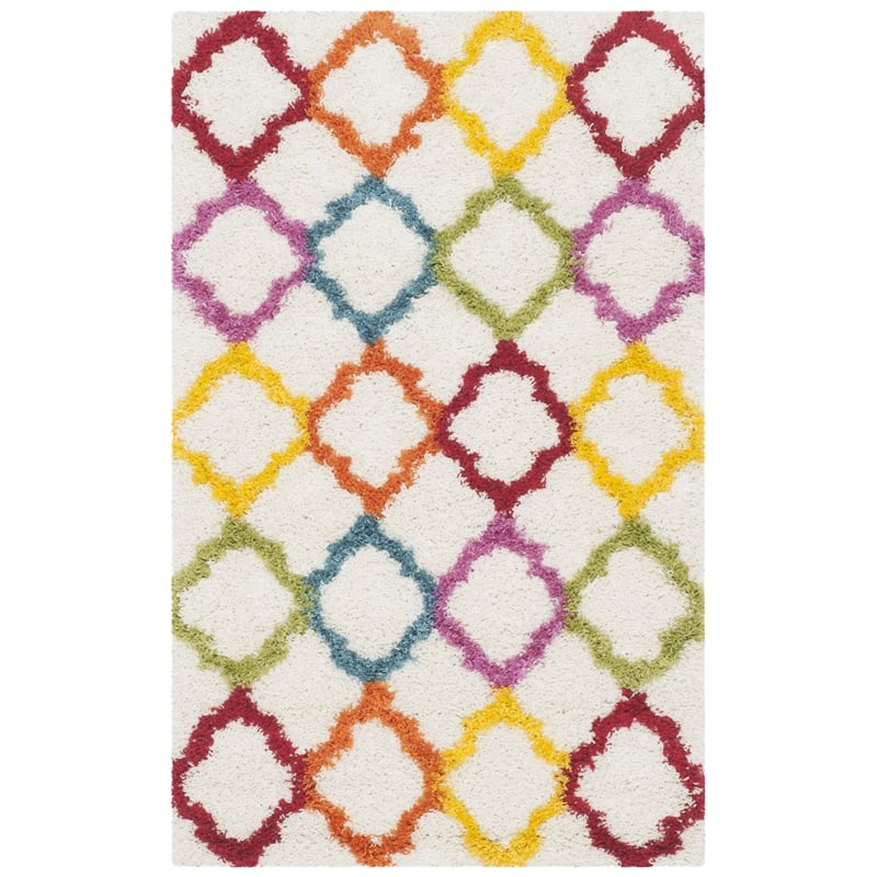 Safavieh Shag Ivory Shag Rug - 3' x 5'