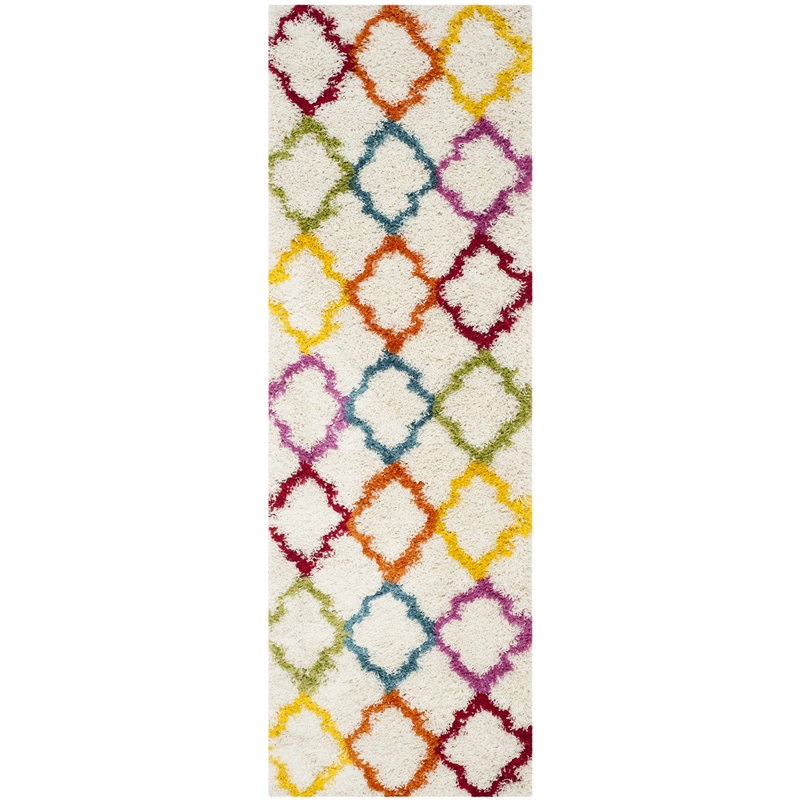 Safavieh Shag Ivory Shag Rug - Runner 2'3