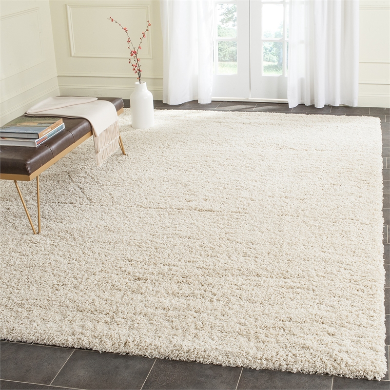 Safavieh Laguna Shag Ivory Shag Rug - 8' x 10'