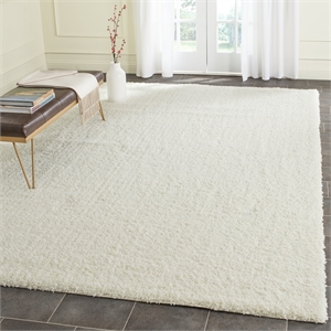 Safavieh Laguna Shag Ivory Shag Rug - 8'6&quot x 12'