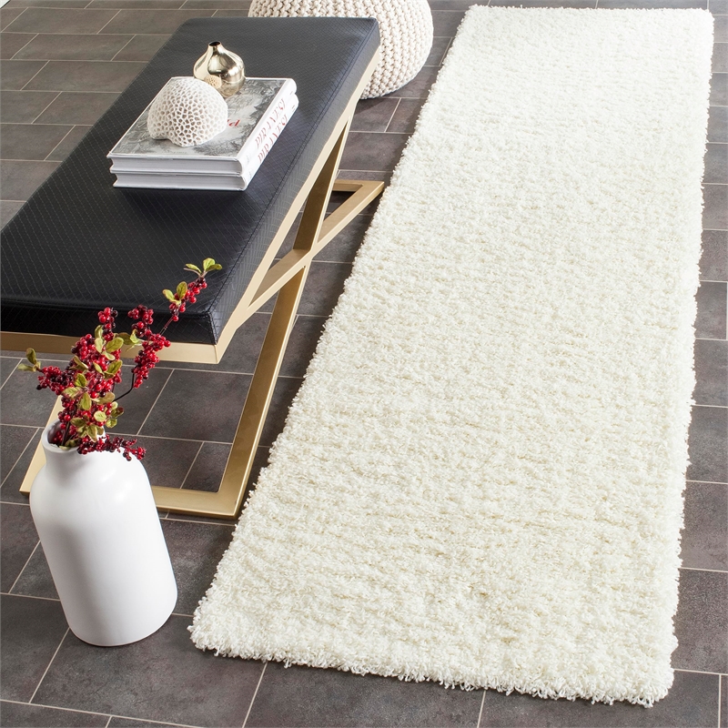 Safavieh Laguna Shag Ivory Shag Rug - Runner 2'3