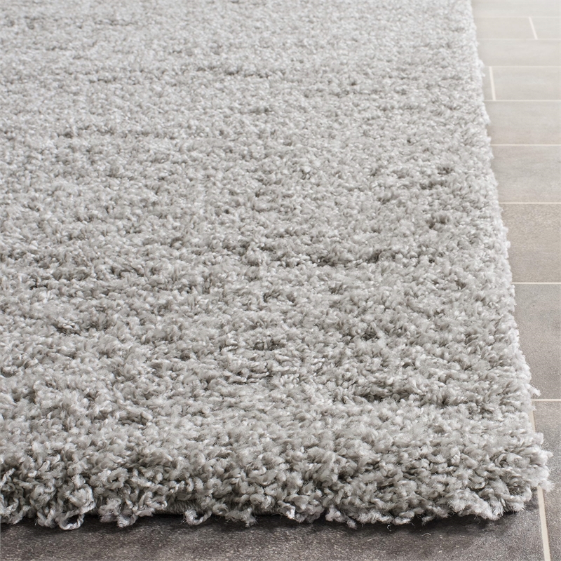 Safavieh Laguna Shag Silver Shag Rug - Runner 2'3
