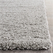 Safavieh Laguna Shag Silver Shag Rug - Runner 2'3