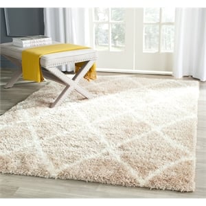 Safavieh Montreal Shag Beige Shag Rug - Square 6'7&quot