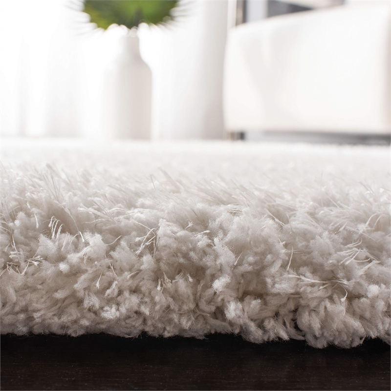 Safavieh Super Shag Ivory Shag Rug - 3' x 5'