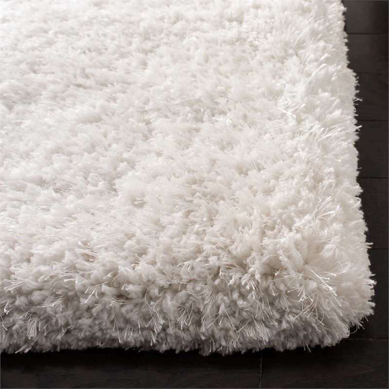 Safavieh Super Shag Ivory Shag Rug - 5' x 8'
