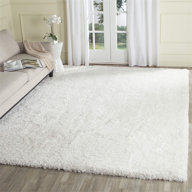 Safavieh Super Shag Ivory Shag Rug - 8' x 10'