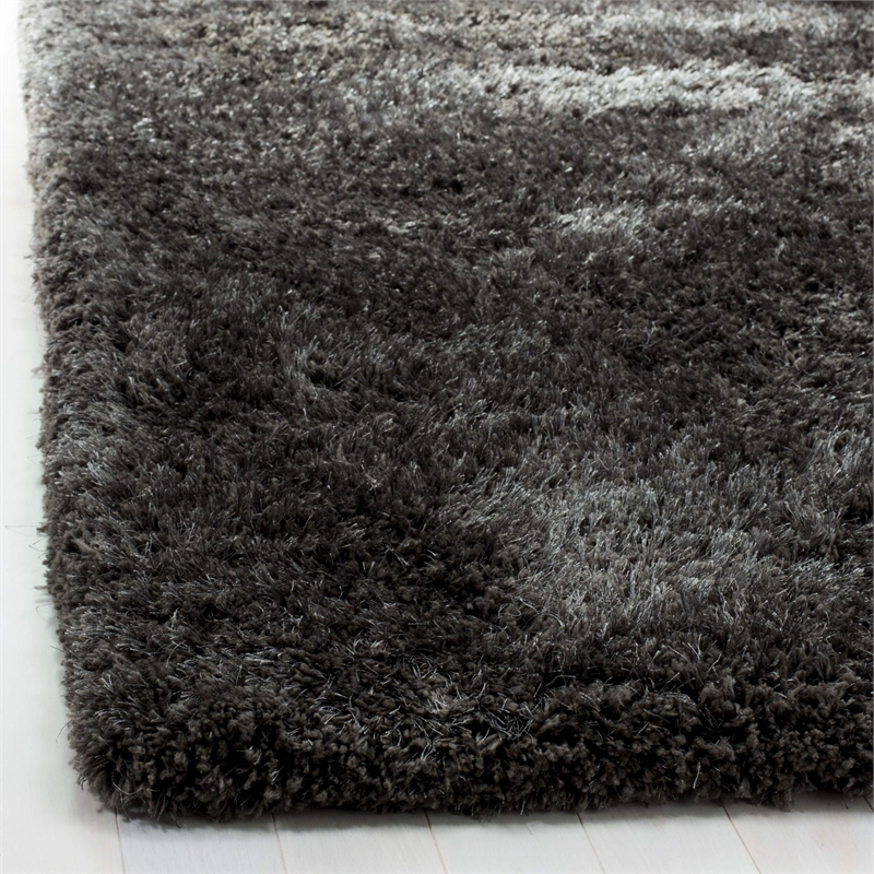 Safavieh Super Shag Dark Grey Shag Rug - 3' x 5'