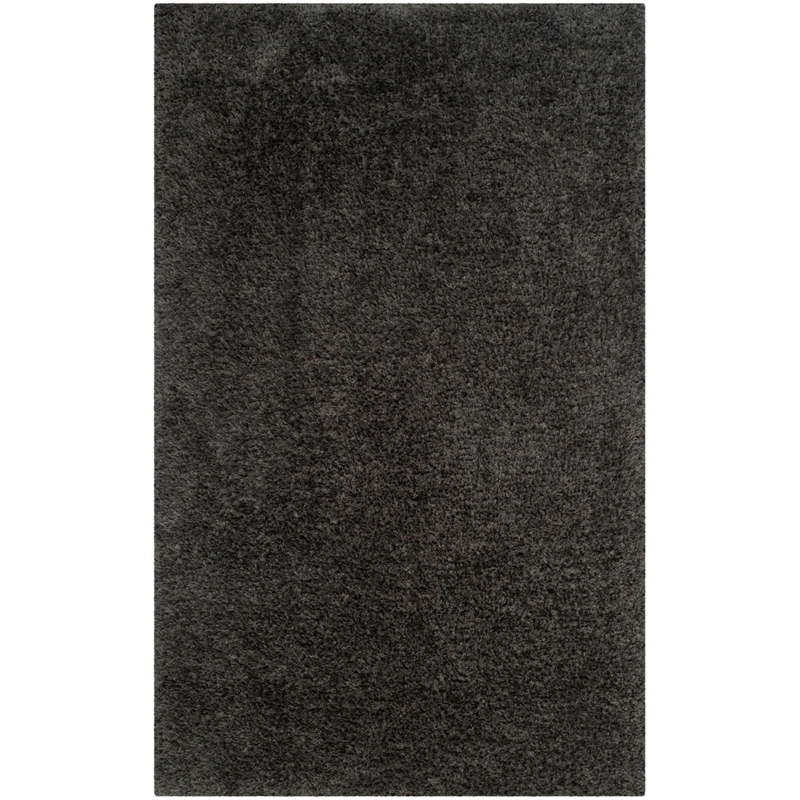 Safavieh Super Shag Dark Grey Shag Rug - 5' x 8'