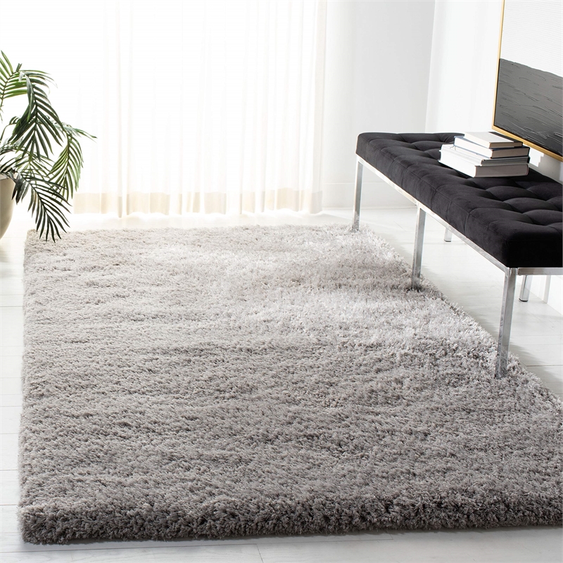 Safavieh Super Shag Silver Shag Rug - 3' x 5'