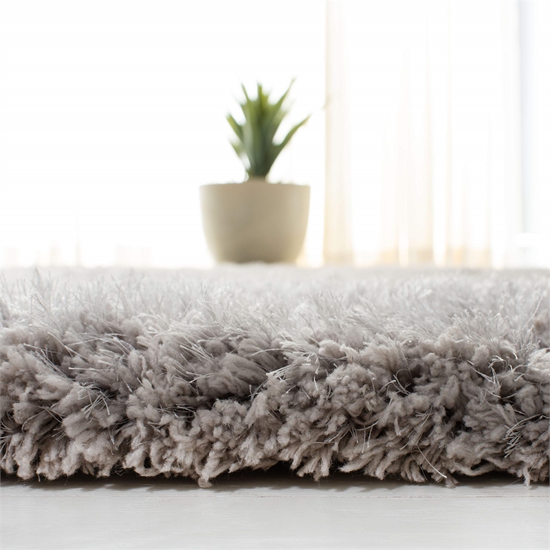 Safavieh Super Shag Silver Shag Rug - 5' x 8'