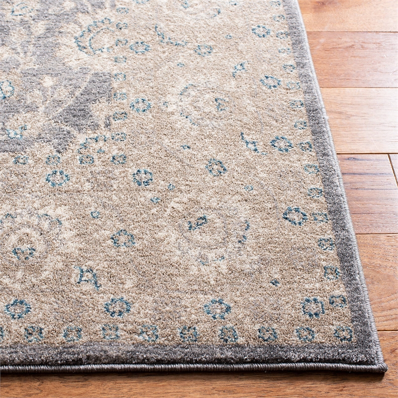 Safavieh Sofia Light Grey Traditional Rug - Runner 2'2