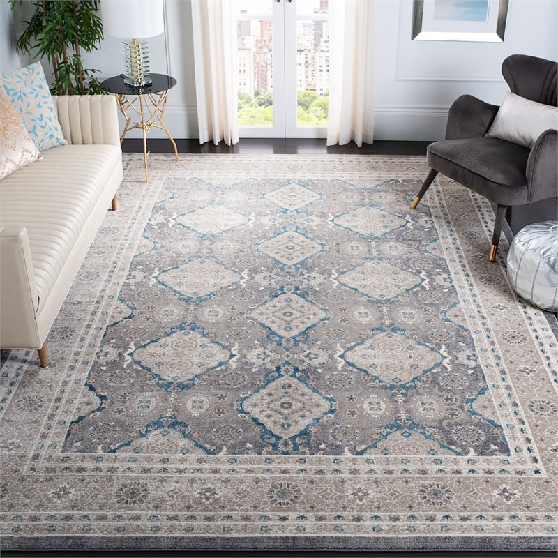 Safavieh Sofia Light Grey Traditional Rug - 9' x 12'