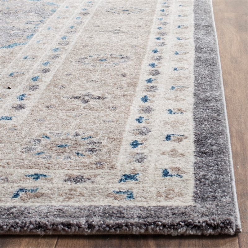 Safavieh Sofia Light Grey Traditional Rug - Runner 2'2
