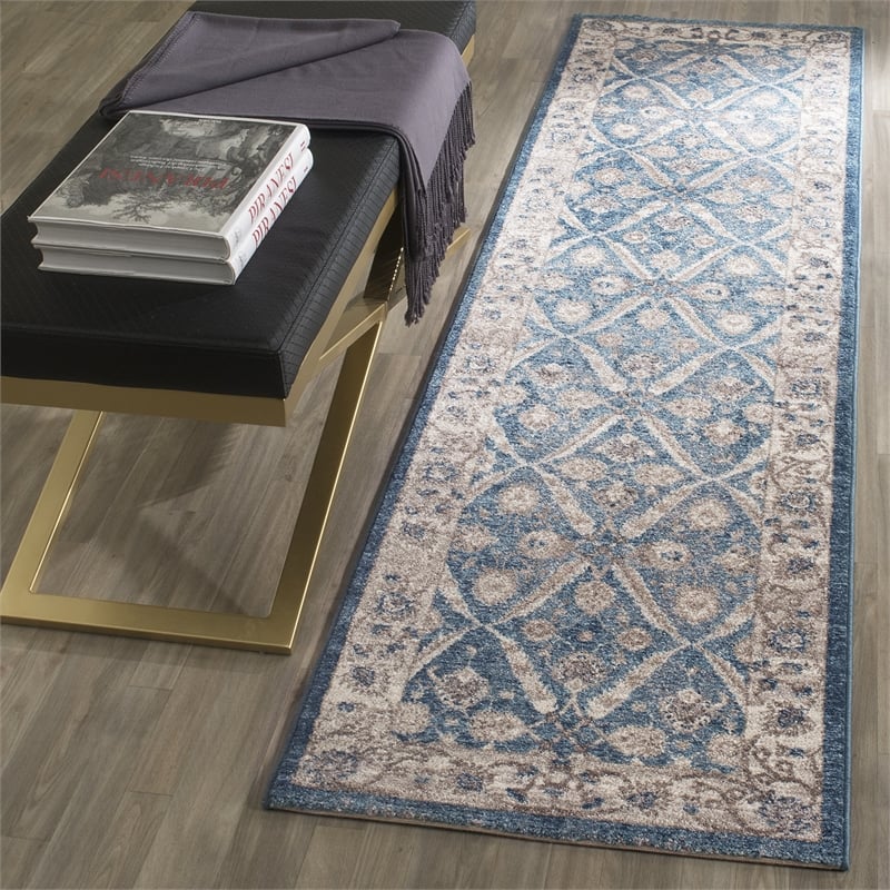 Safavieh Sofia Blue Traditional Rug - Runner 2'2