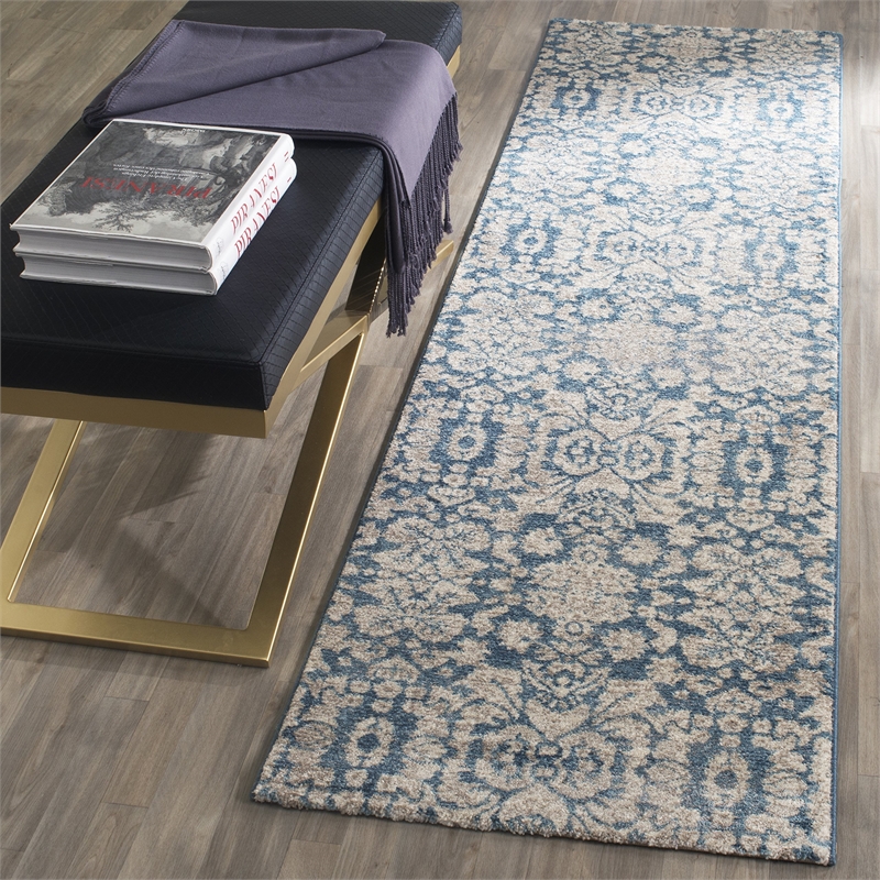 Safavieh Sofia Blue Traditional Rug - Runner 2'2