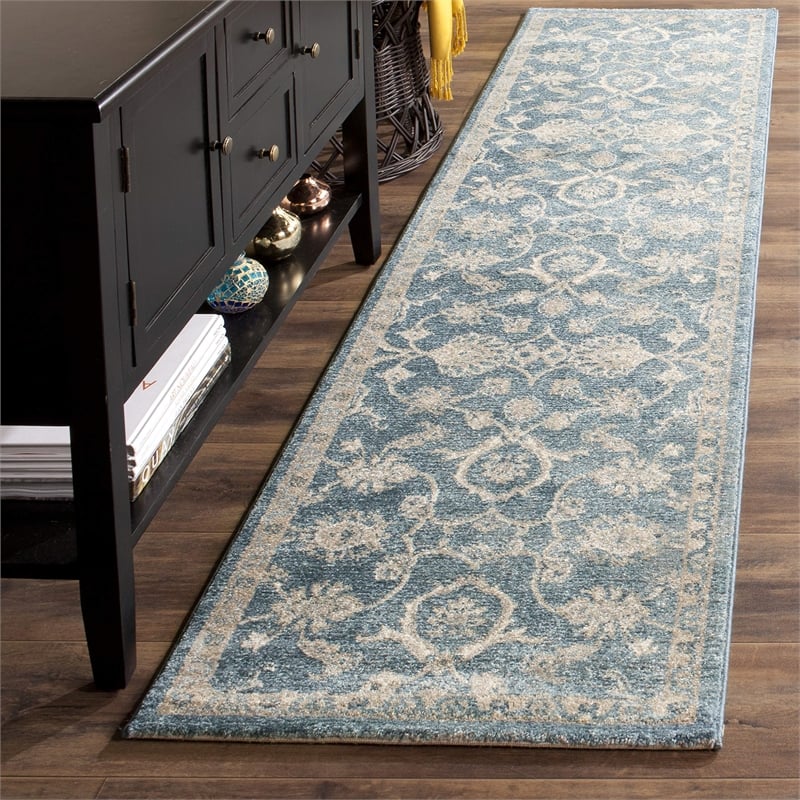 Safavieh Sofia Blue Traditional Rug - Runner 2'2