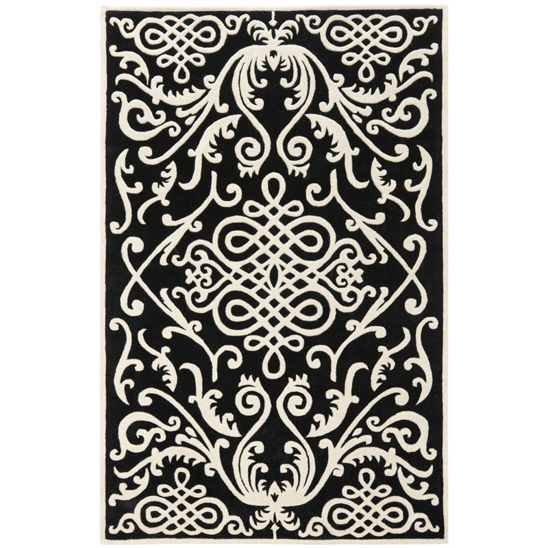 Safavieh Soho  Black Contemporary Rug - 5' x 8'