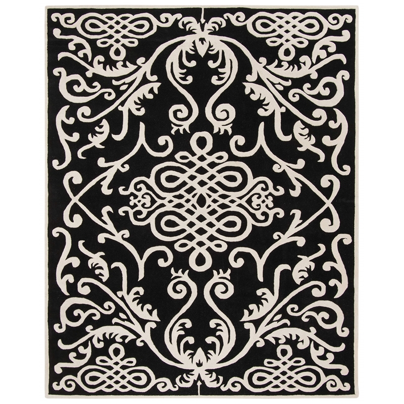 Safavieh Soho  Black Contemporary Rug - 6' x 9'