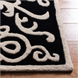 Safavieh Soho  Black Contemporary Rug - 6' x 9'