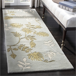 Safavieh Soho Light Blue Contemporary Rug - Runner 2'6&quot x 4'