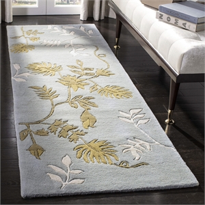Safavieh Soho Light Blue Contemporary Rug - Runner 2'6&quot x 16'