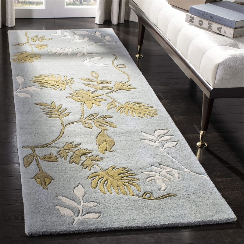 Safavieh Soho Light Blue Contemporary Rug - Runner 2'6