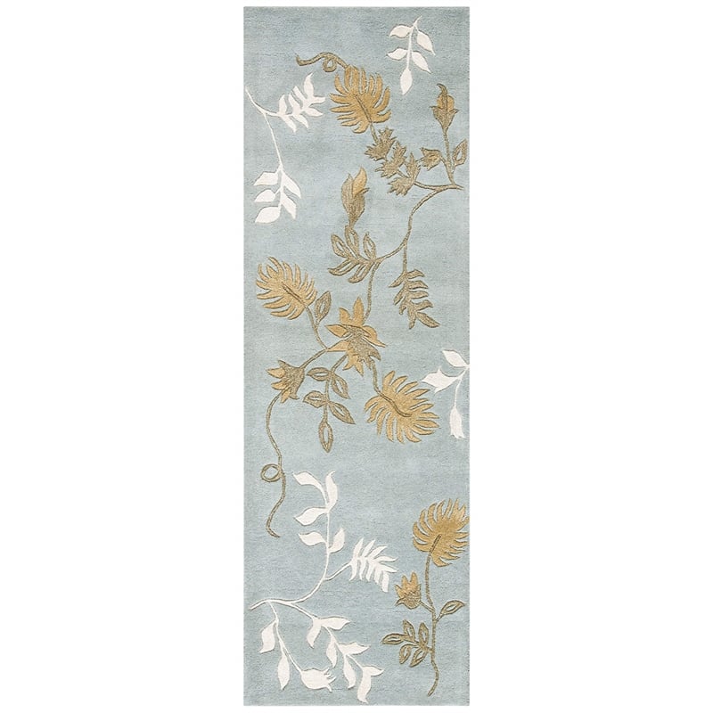 Safavieh Soho Light Blue Contemporary Rug - Runner 2'6