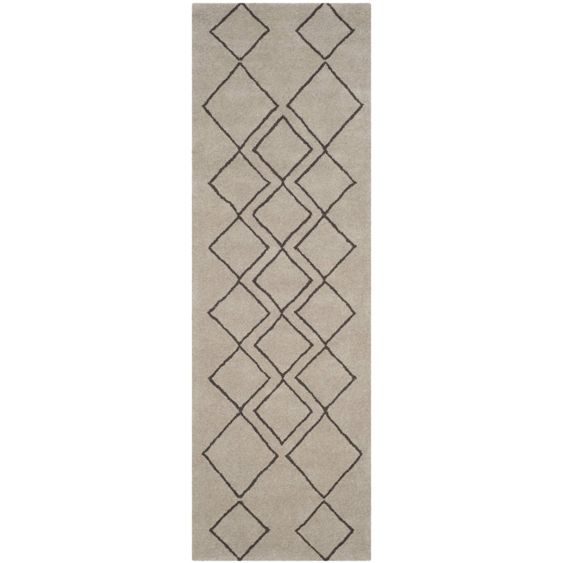 Safavieh Soho Light Grey Contemporary Rug - Runner 2'6