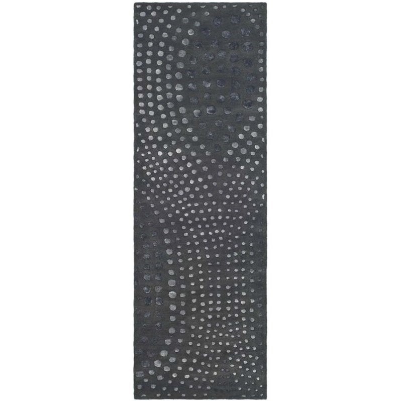 Safavieh Soho Dark Grey Contemporary Rug - Runner 2'6